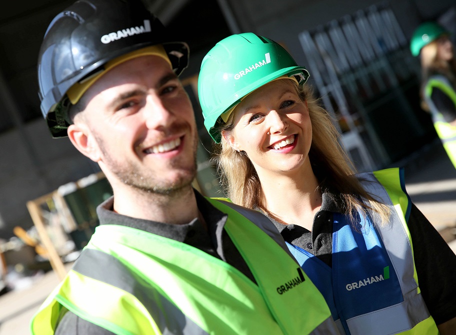Graduate apprentices at GRAHAM Scottish Construction Now